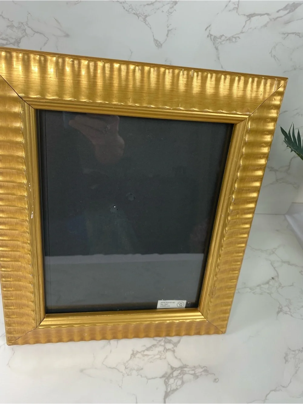 Vintage Gold Wood Textured Photo Frame - Hollywood Regency 8x10